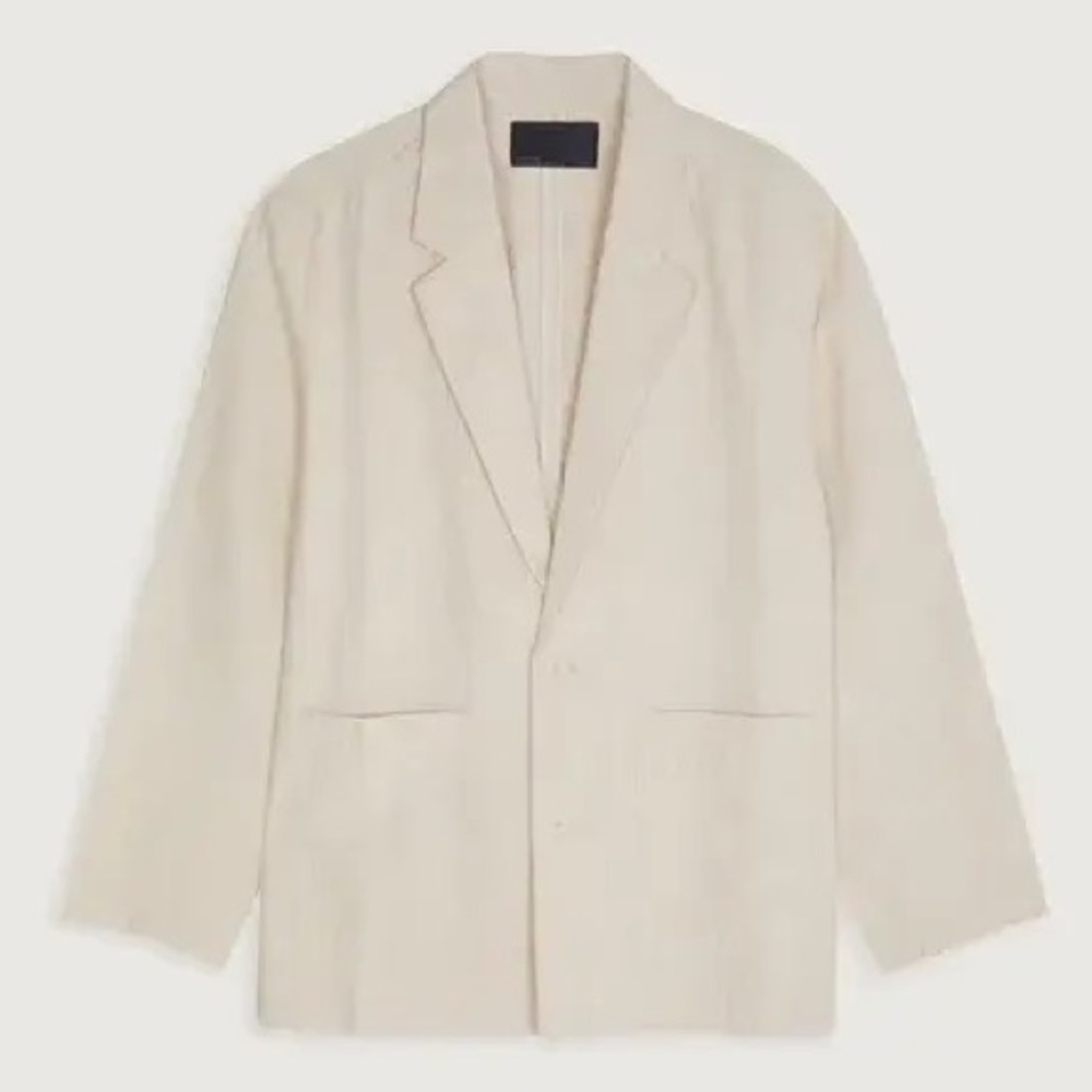 OAK + FORT OATMEAL BLAZER NWT
